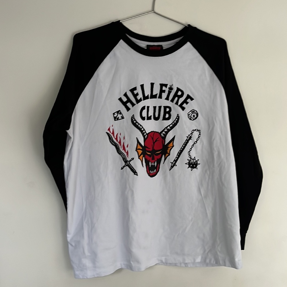 Netflix Stranger things Hellfire club Long sleeve T-shirt
